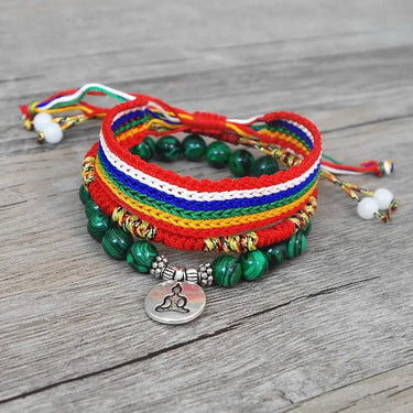Malachite Buddha Beaded Bracelets-Your Soul Place